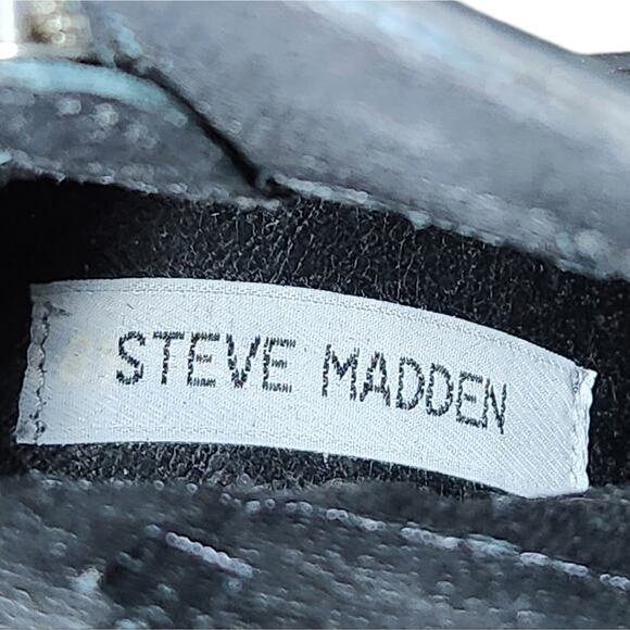 Steve Madden Woodstock Boots black fringe size 7 - Picture 7 of 10